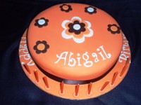 Orange and Chocolate Blossom Cake